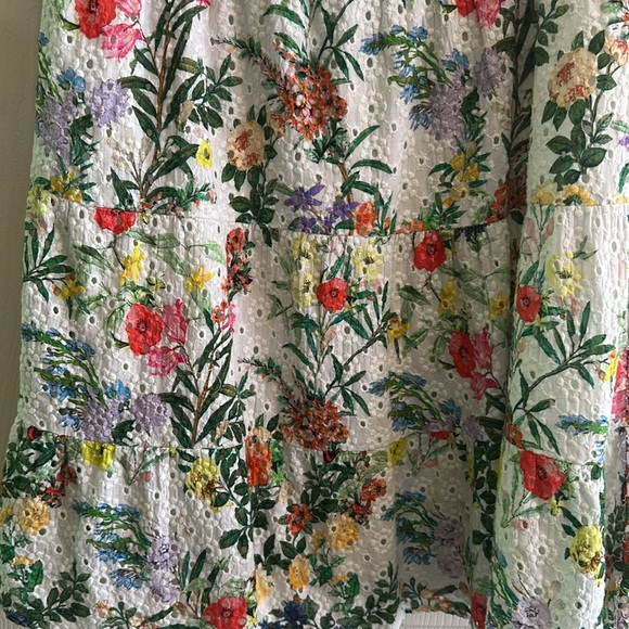 Alice + Olivia Kristie Sweetheart Puff Sleeve Mini Dress 10. Like new. - Picture 3 of 9